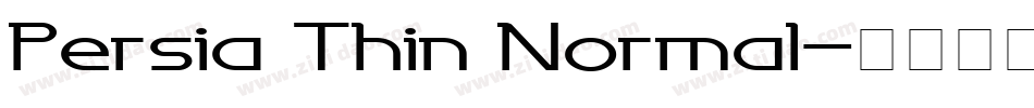 Persia Thin Normal字体转换
